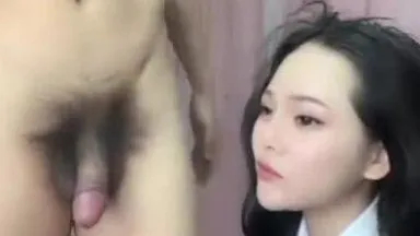 Beautiful girl with beautiful breasts, white tiger bunny girl, SM sexy costume, double blowjob - fucked on top, riding and thrusting, talking dirty words and moaning, very tempting, don't miss it if you like it