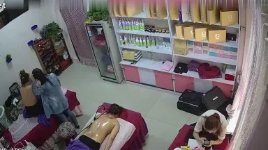 Latest camera voyeuristic beauty salon-cupping on the breasts-lots of big white breasts-2