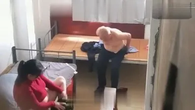 Domestic prostitute secretly filmed old man fucking fat cock