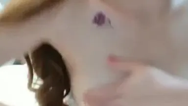 A girl with cat ears and double ponytails has sex. She pulls open her panties and finger-buttons her pussy, and then gets a blowjob. Then she penetrates her anus. She rides on top and gets fucked hard.