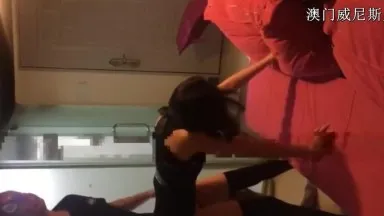 The best 168cm black stockings hostess is blindfolded and fucked from behind, screaming