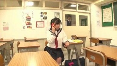 As a teacher, I heard some naughty rumors about a female student who was supposed to be serious, so I called her after school and taught her! But...a female student suddenly starts to get nervous. Then, “I say once a day.