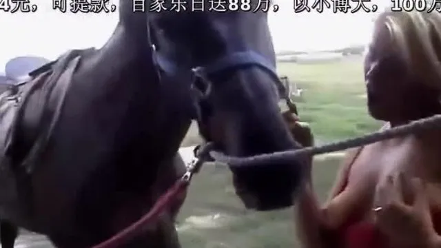 饿了公鸡的金发碧眼的爱好者抚摸她