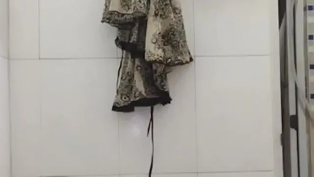 La presentadora de sangre chorreando y pechos grandes vino a visitar a su tía. No se atrevió a perder el tiempo, así que solo pudo darse una ducha y mostrárselo a todos.